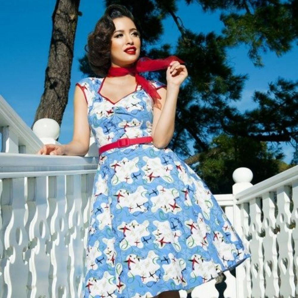 Pinup girl clothing Mary Blair dress Heidi